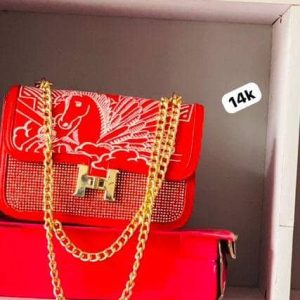hand bag- red