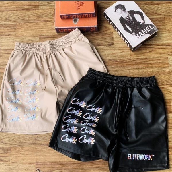 leather short