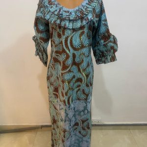 AISHAT long Ankara dress