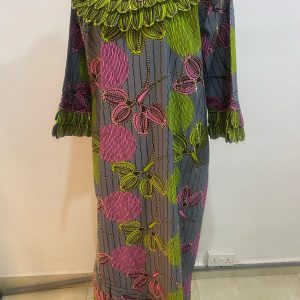 RUKAYAT stoned Mixed color long Ankara