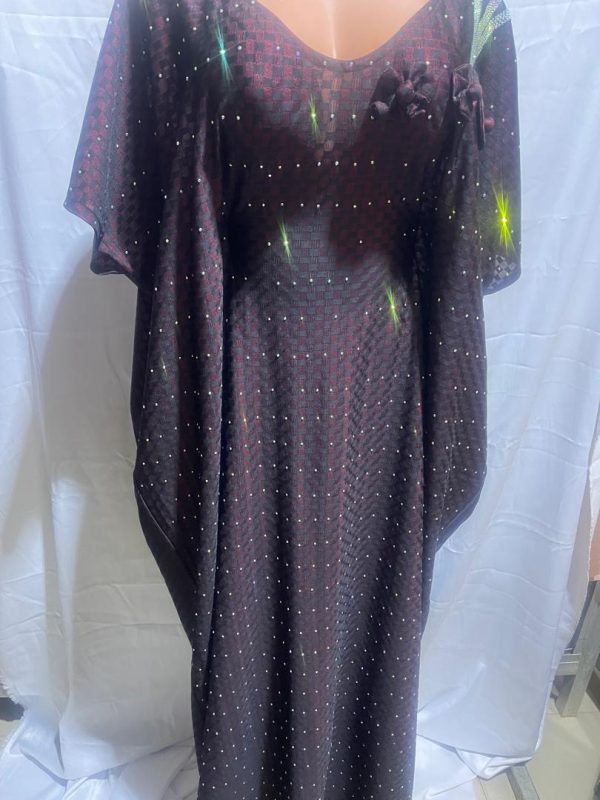 FUNMI GORGEOUS STONED BUBU DRESS