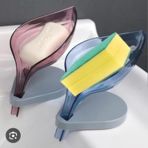 Leaf soap holder