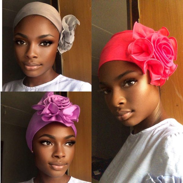 Floral Bow Turban