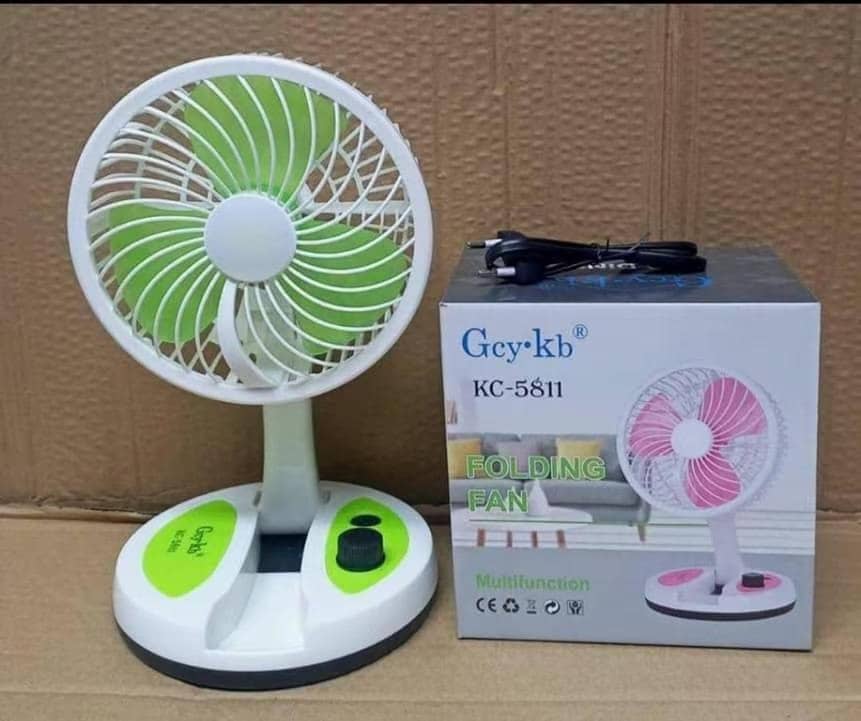 TABLE FAN WITH LEDLIGHT