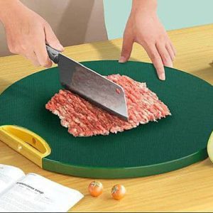ROUND ANTI SCRATCH DOUBLE-SIDED CHOPPING BOARD