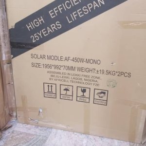 High efficiency panel