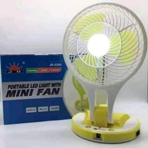 RECHARGEABLE FAN WITH LEDLIGHT