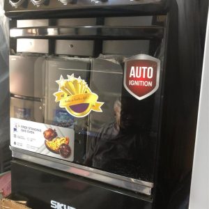 Skyrun 4 Burner Gas Cooker 55liters with Oven | GCS-4G/K Black