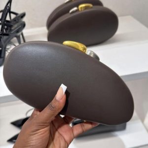 Zara Metallic Closure Clutch bag