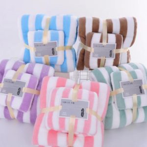 2 Pc Super Absorbent Animal Pattern Wash Towel