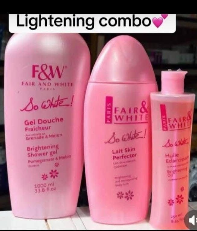 Fair & White So White Brightening set